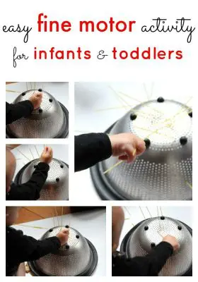 Easy Fine Motor Activity for Infants and Toddlers