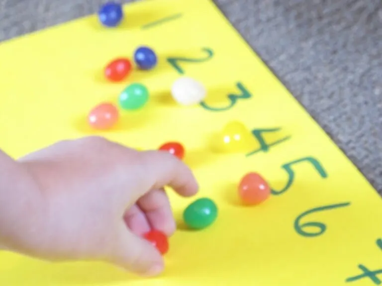 Montessori Easter Activities counting