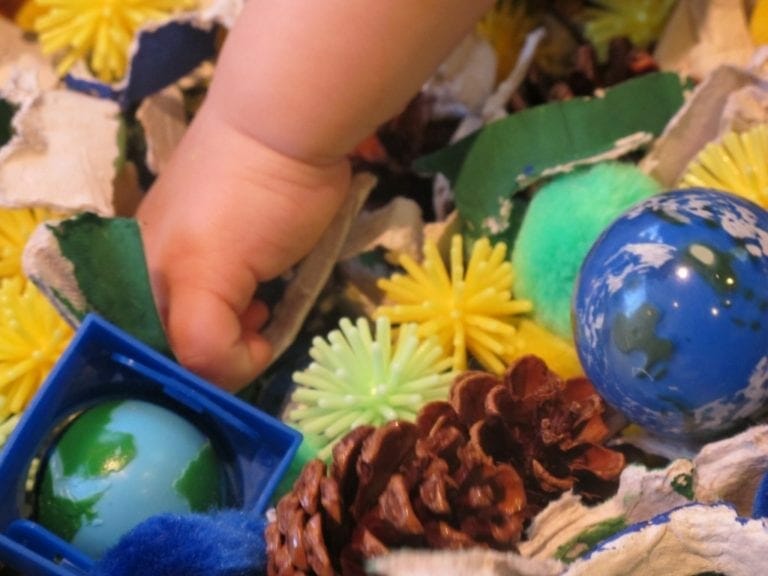 Earth Day Activities for Kids - Earth Day Sensory Tub