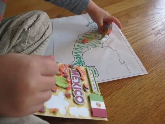 Make a Mexican Map with Preschoolers