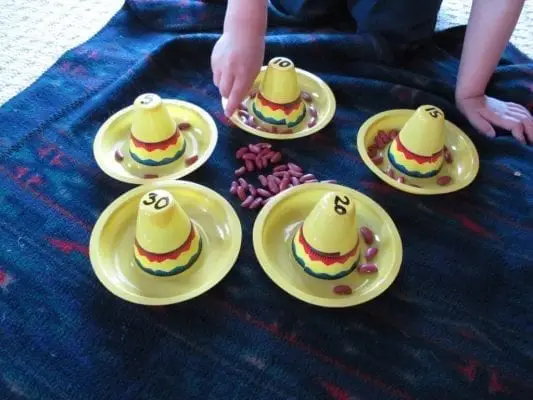 Simple Preschool Activity Bean Counting 1