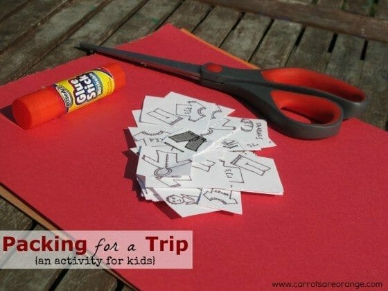 Packing Trip Kids Activity