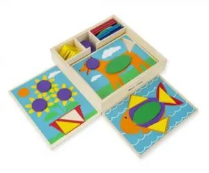 Infant Toddler Montessori Gift Guide Beginner Pattern Blocks