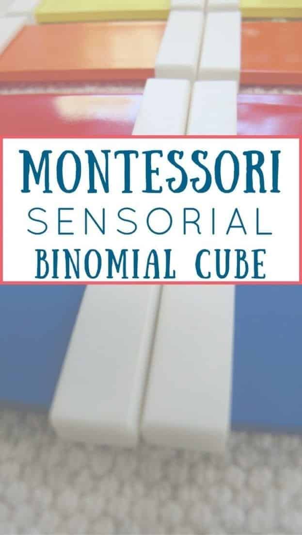 Learn the Magic of the Montessori Binomial Cube! The Binomial Cube physically represents a math equation & lays the foundation for math learning.