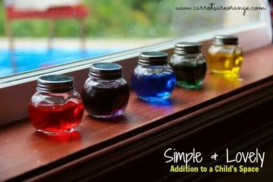 Simple & Colorful Addition to a Montessori Space