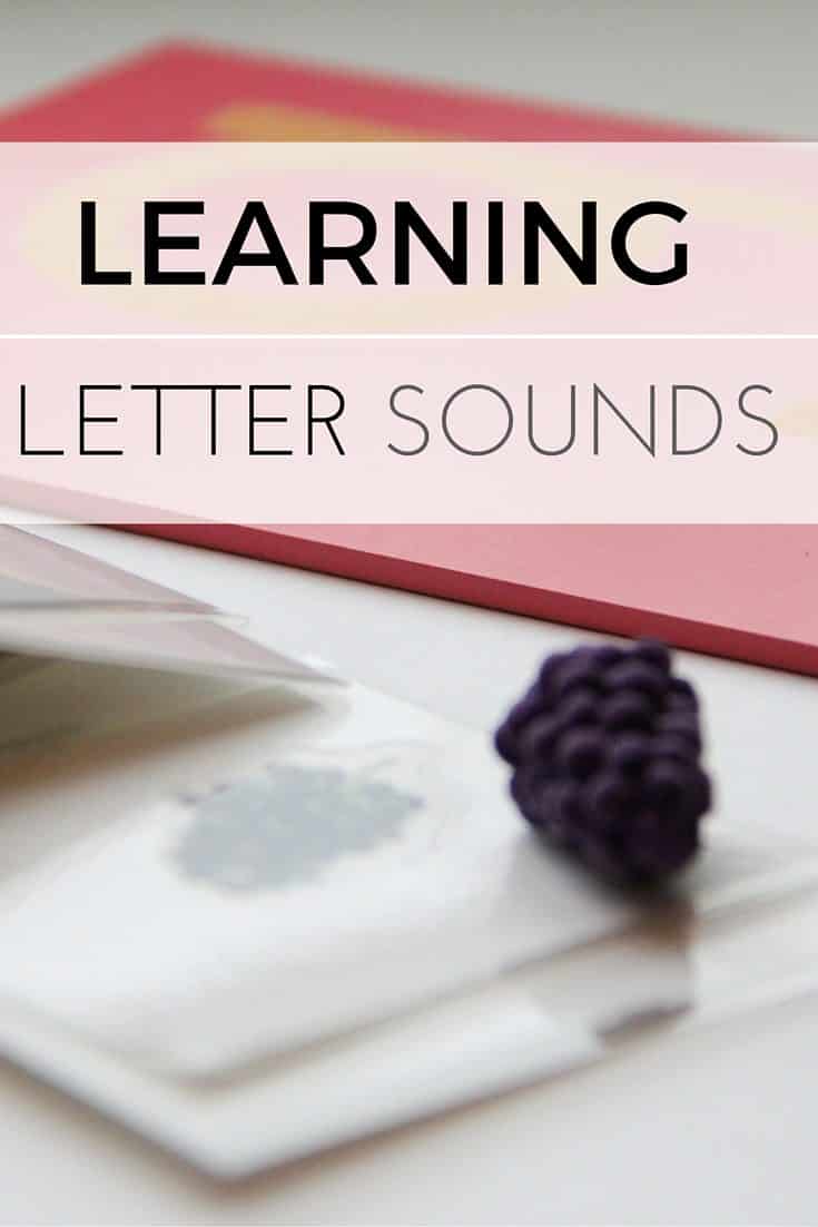 LEARNING LETTER SOUNDS