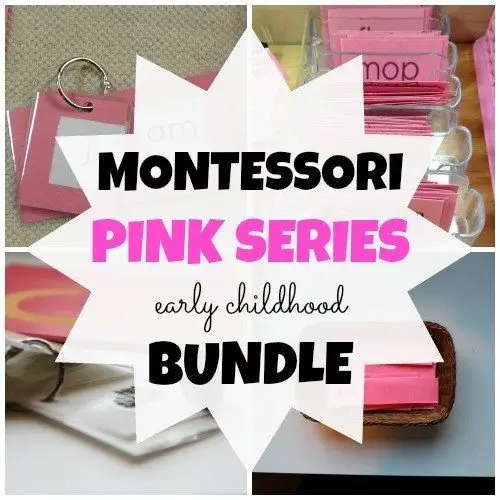 Montessori Pink Series Materials