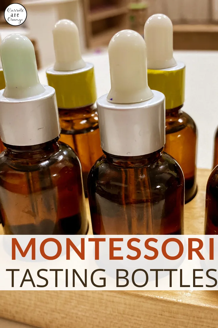 Learn Montessori's Tasting Bottle Lesson