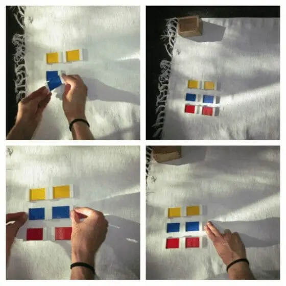 Color Tablets - Montessori Sensorial Lesson