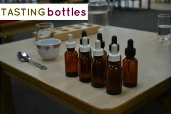 Tasting Bottles - Montessori Sensorial Lesson