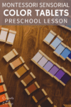 Montessori Sensorial Color Tablets Lesson