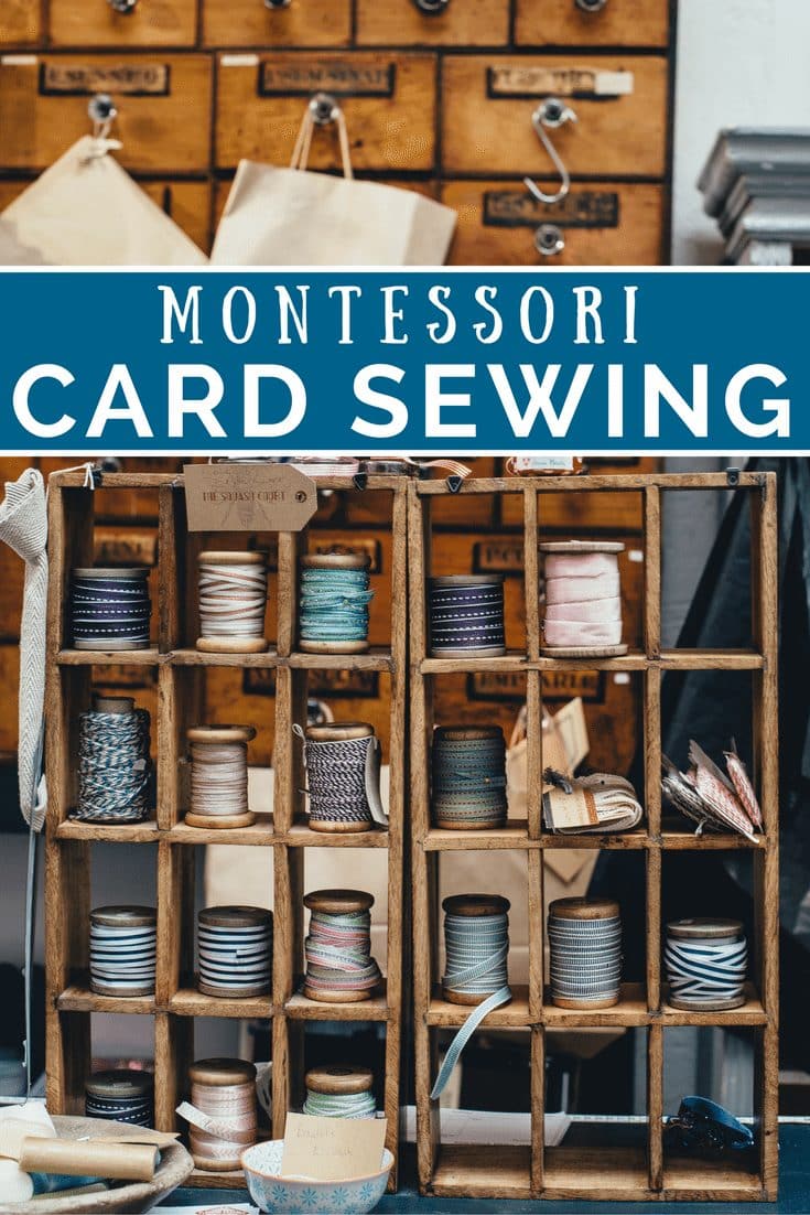 Montessori Card Sewing