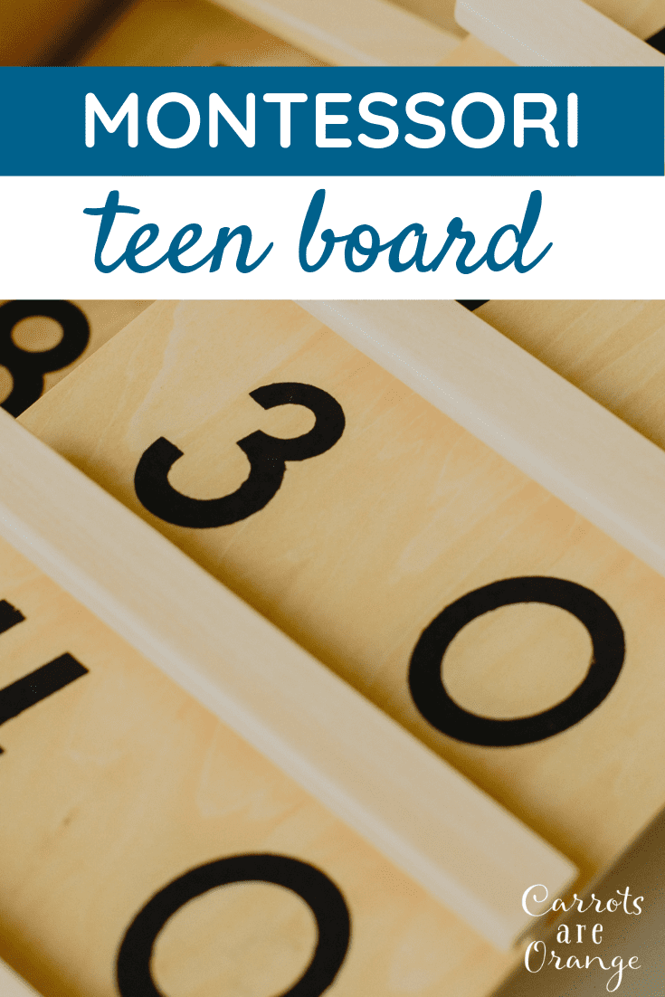Learn the Montessori Math Teen Board Lesson