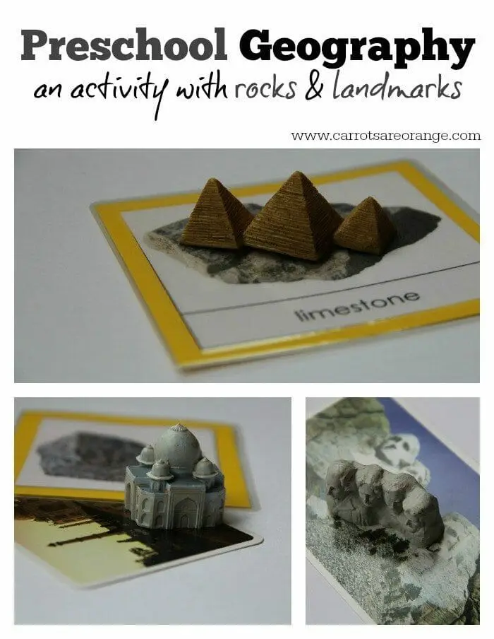 rocks landmark matching collage