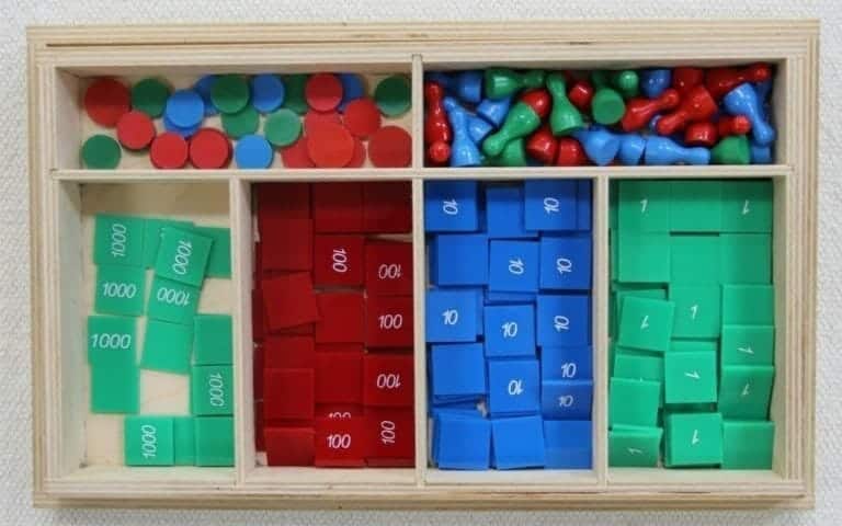 Montessori Stamp Game Lesson