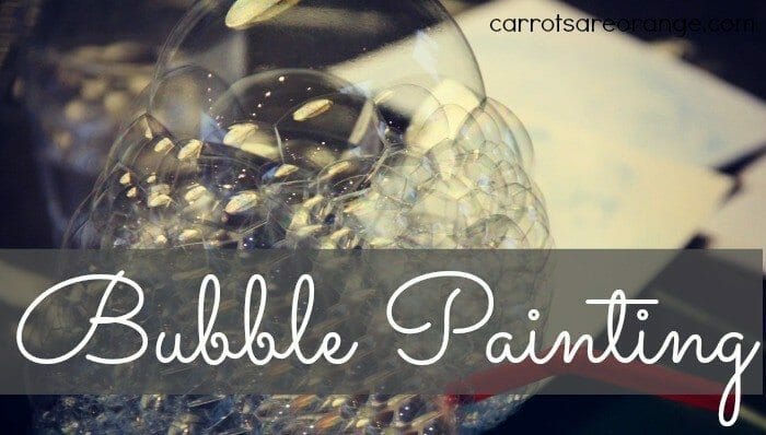 Bubble Painting with Kids Feature