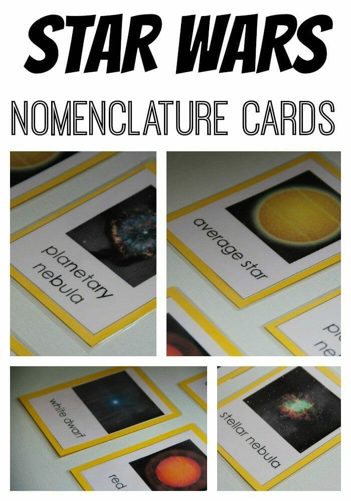 Star Wars Simple Nomenclature Cards