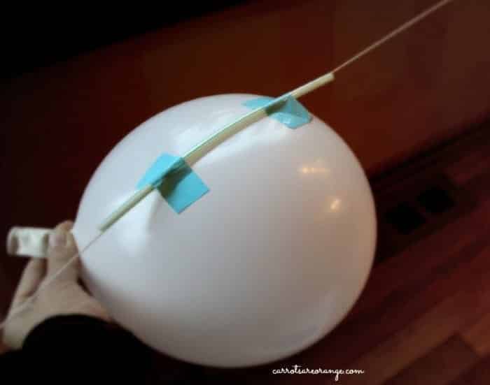 How to Make a Balloon Rocket - Science Activity with Balloons