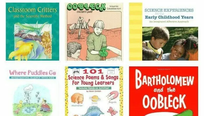 early childhood science books feature
