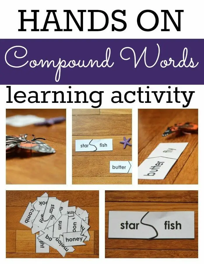 Compound Words Activity Collage