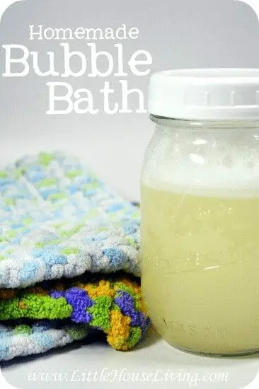 Homemade Bubble Bath for Kids