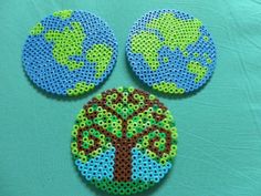 Earth Tree Perler Bead
