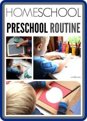 homeschool preschool routine