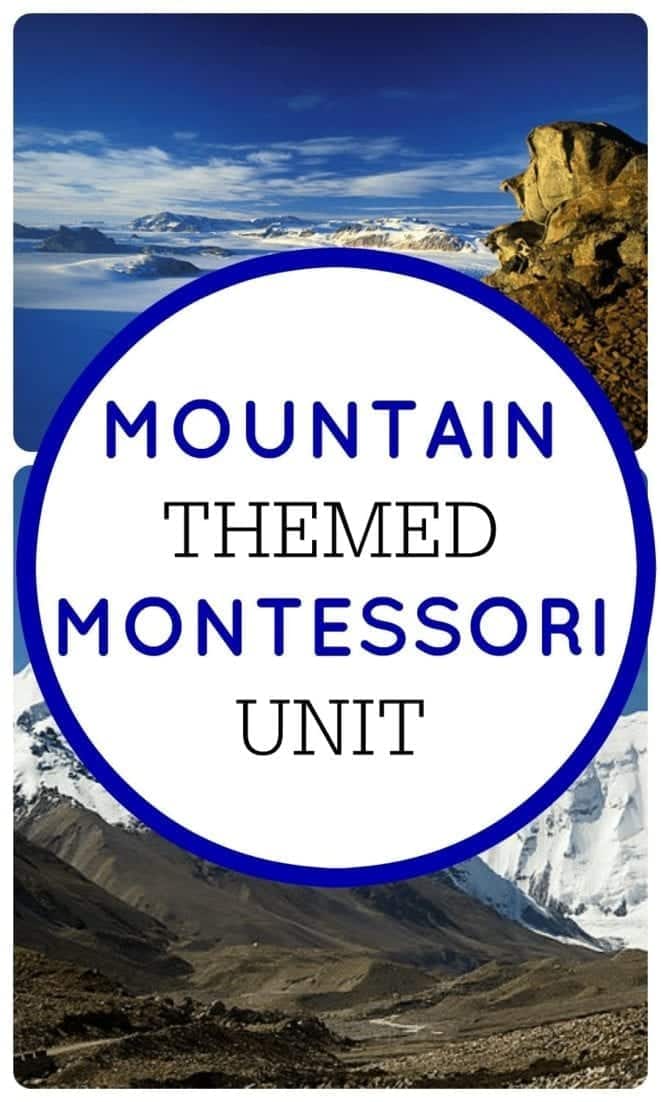 Montessori Unit on Mountains