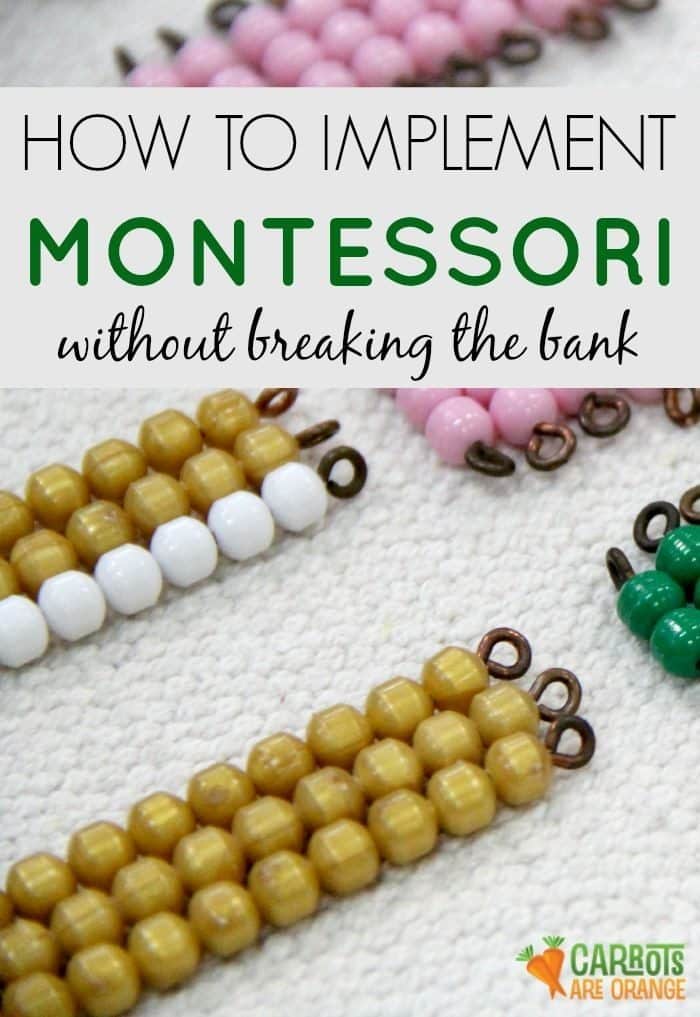 How to Implement Montessori on a Budget