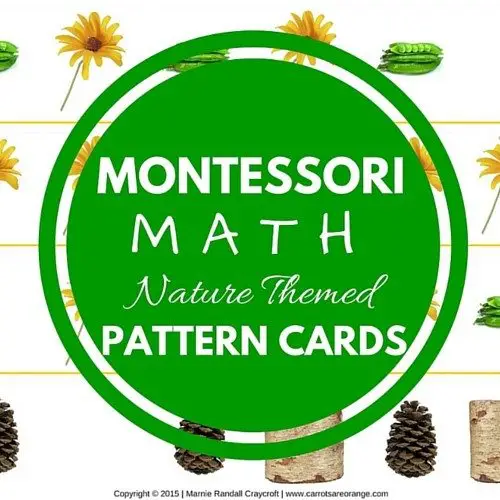 Montessori Math Pattern CArds