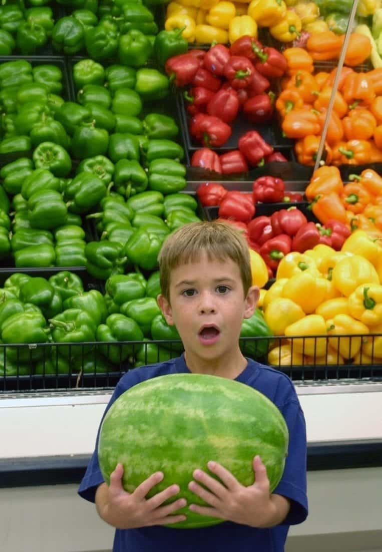 teaching your kids about organic food
