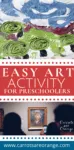 Easy Art Activity for Preschoolers