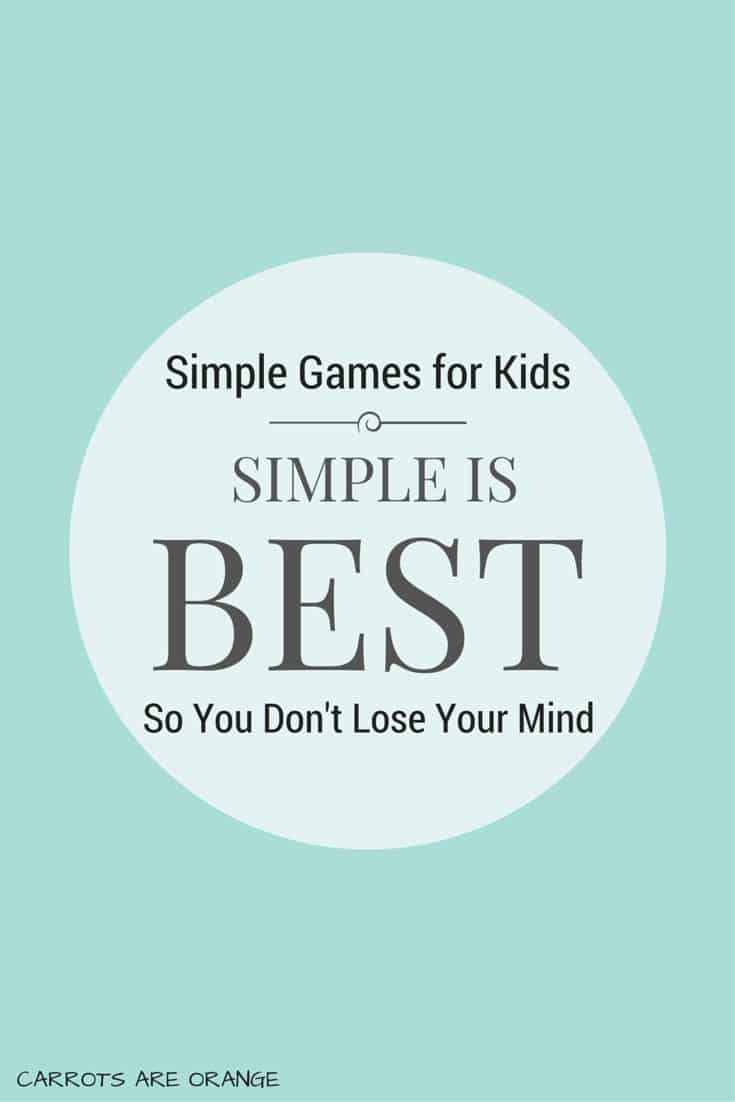 SIMPLE GAMES FOR KIDS PINTEREST