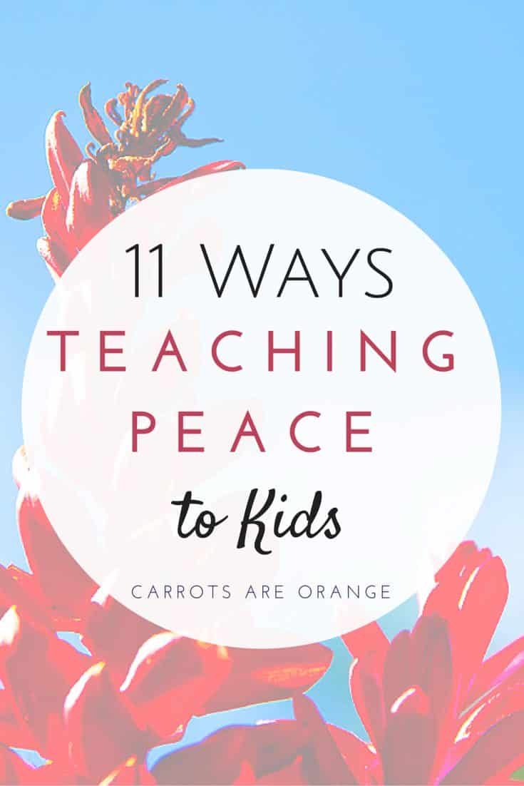 teach peace to kids