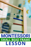 Montessori Small Bead Frame Lesson