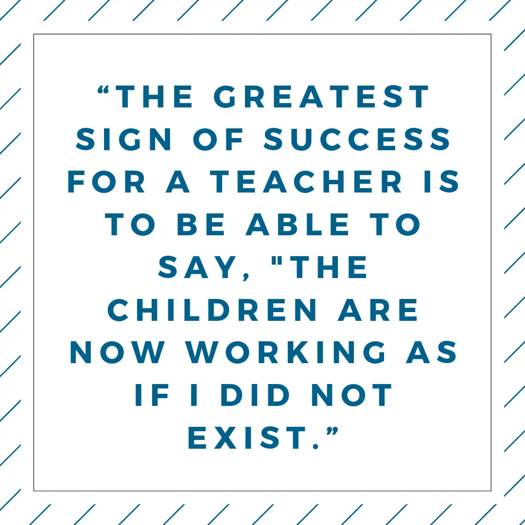 Maria Montessori Quotes about Teaching Children