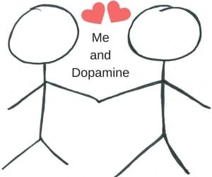 me and dopamine x