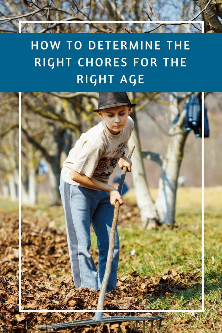 how to determine the right chores for the right age pin