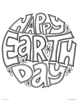 Earth Day Coloring Pages 