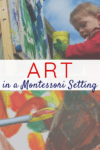 Montessori Art Materials Shelf Ideas