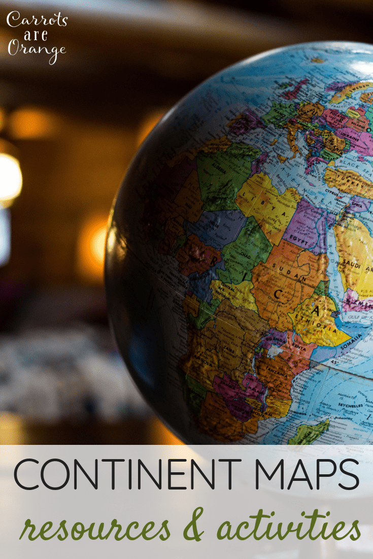Learning Resources for Continent Maps