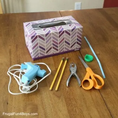 How to Build a Catapult with a Tissue Box