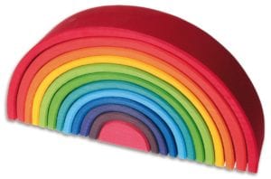 Montessori Toys - Rainbow Stackers