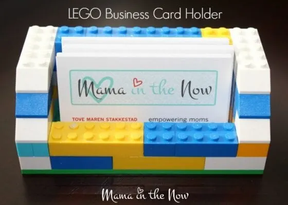 DIY Lego Mother's Day Gifts - Business Card Holder