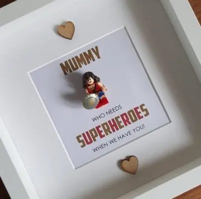 DIY Lego Superhero for Mother's Day