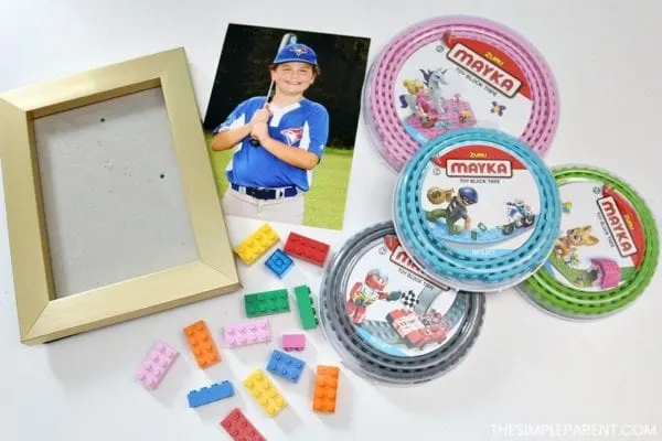 DIY Lego Mayka Tape Frame for Mother's Day