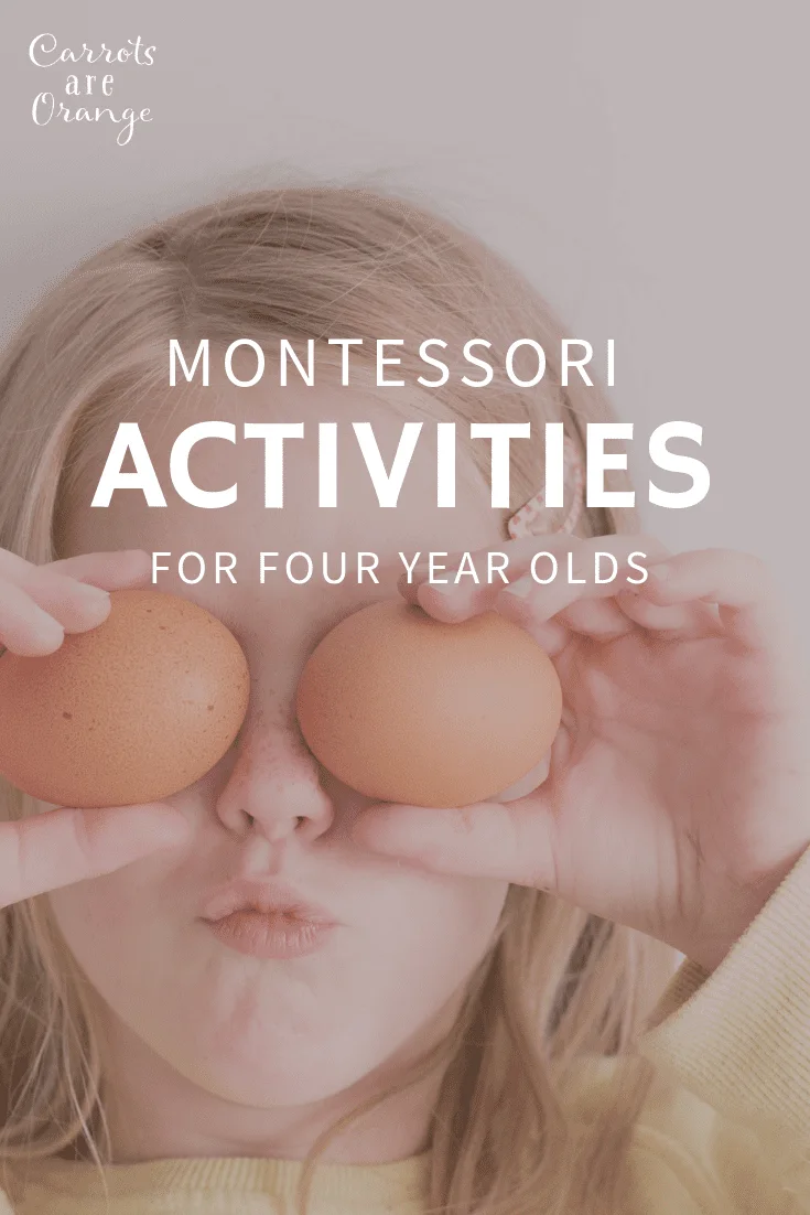 Montessori Activities for Four Year Olds - Learn Easy to Do Activities at Home that Your Kids Will Love