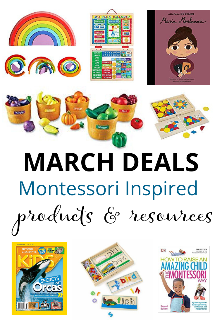 Montessori Deals on Amazon in March
