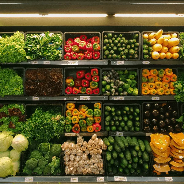 Fruit and Vegetables Display