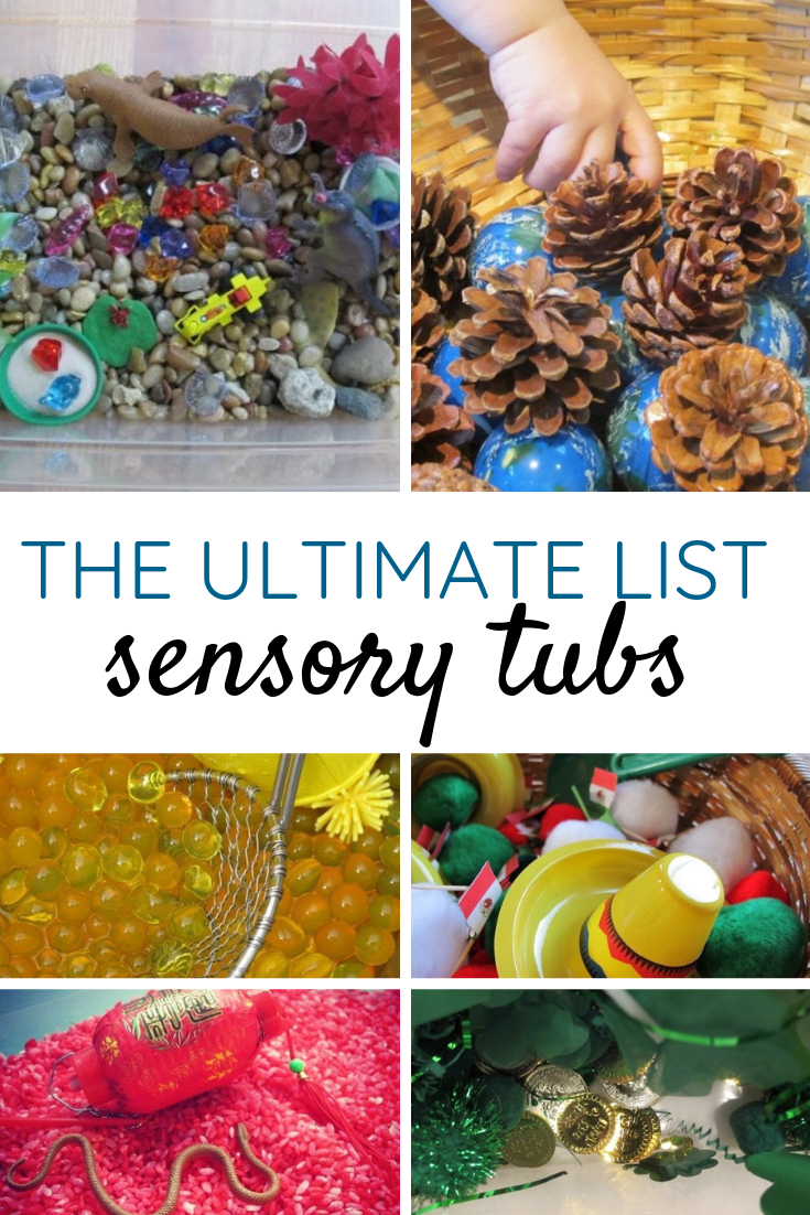 The Ultimate List of Sensory Tubs